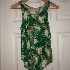 Ava Sky Palm Tank Top